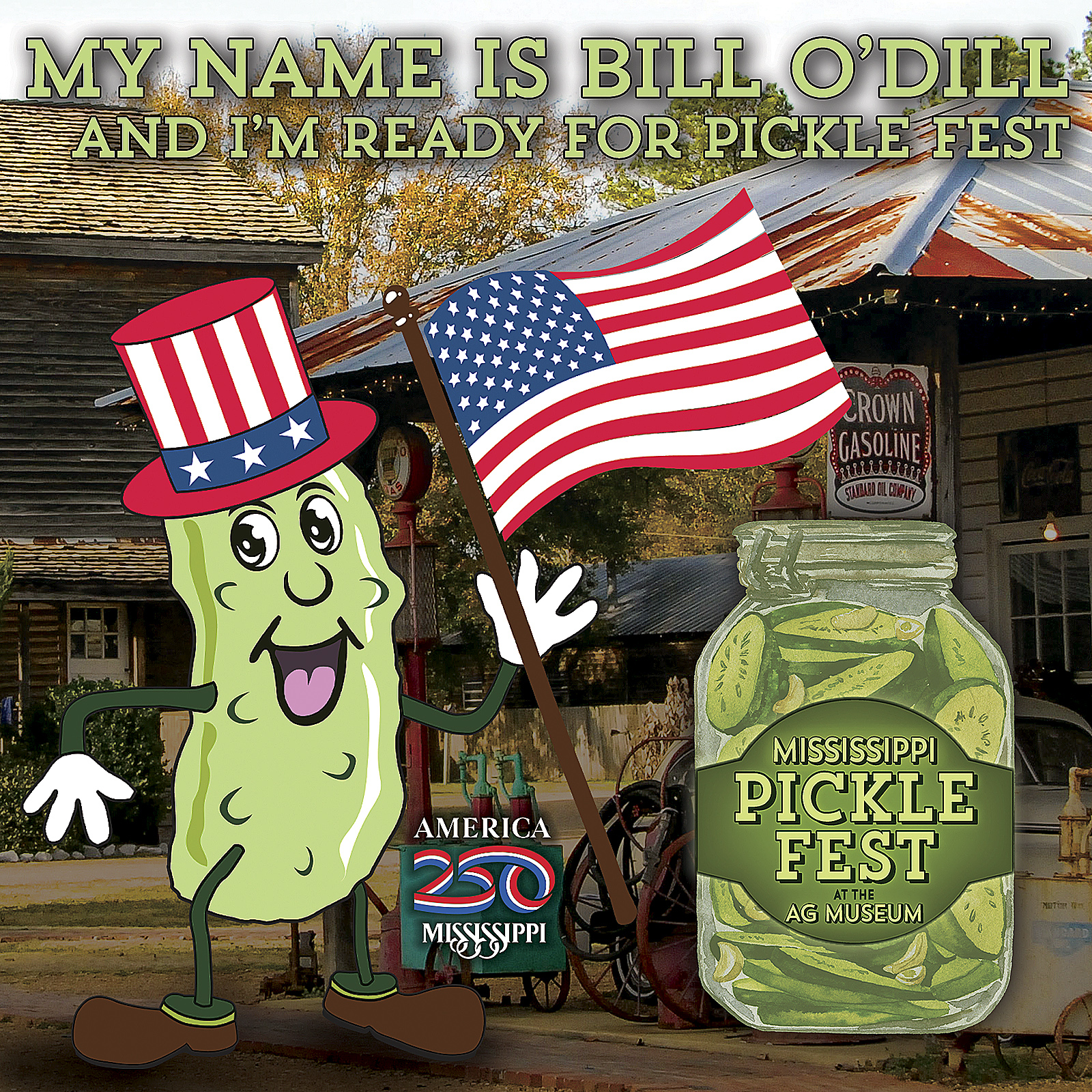 Pickle Fest Mascot Artwork